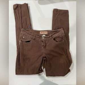 Peace love brown corduroy pants size 7